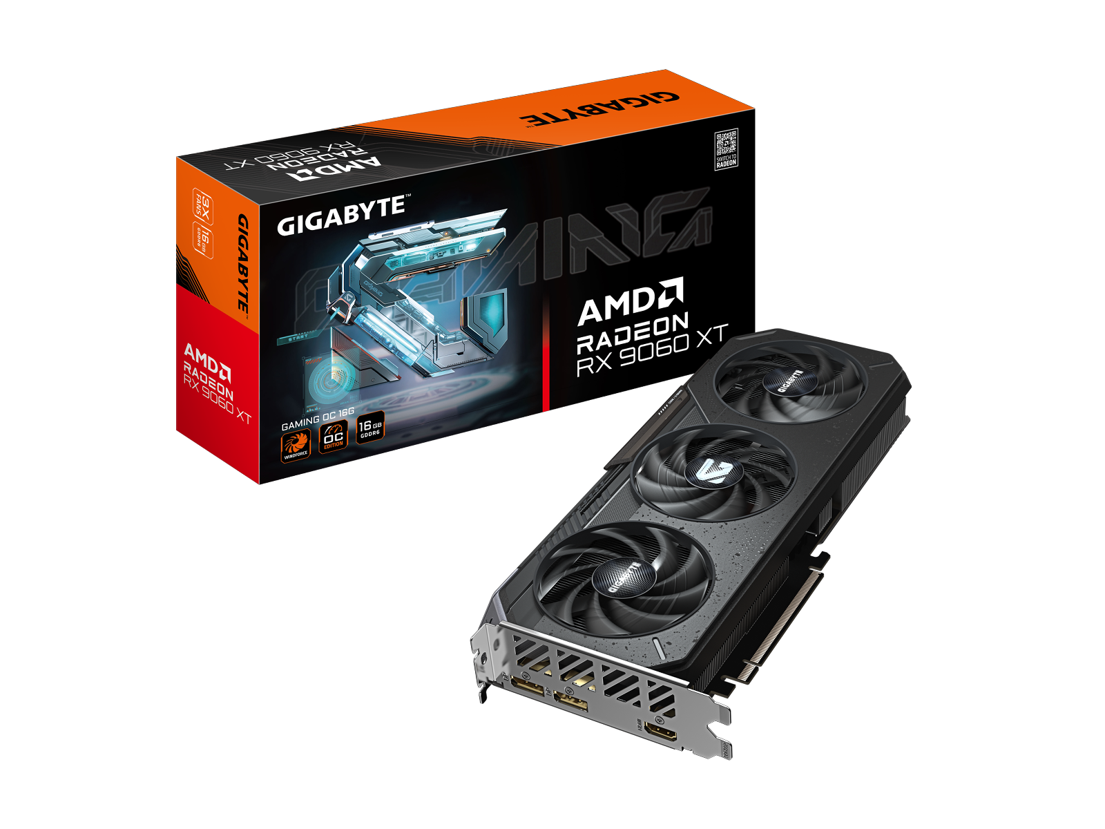 Gigabyte Radeon RX 9060XT GAMING OC 16GB