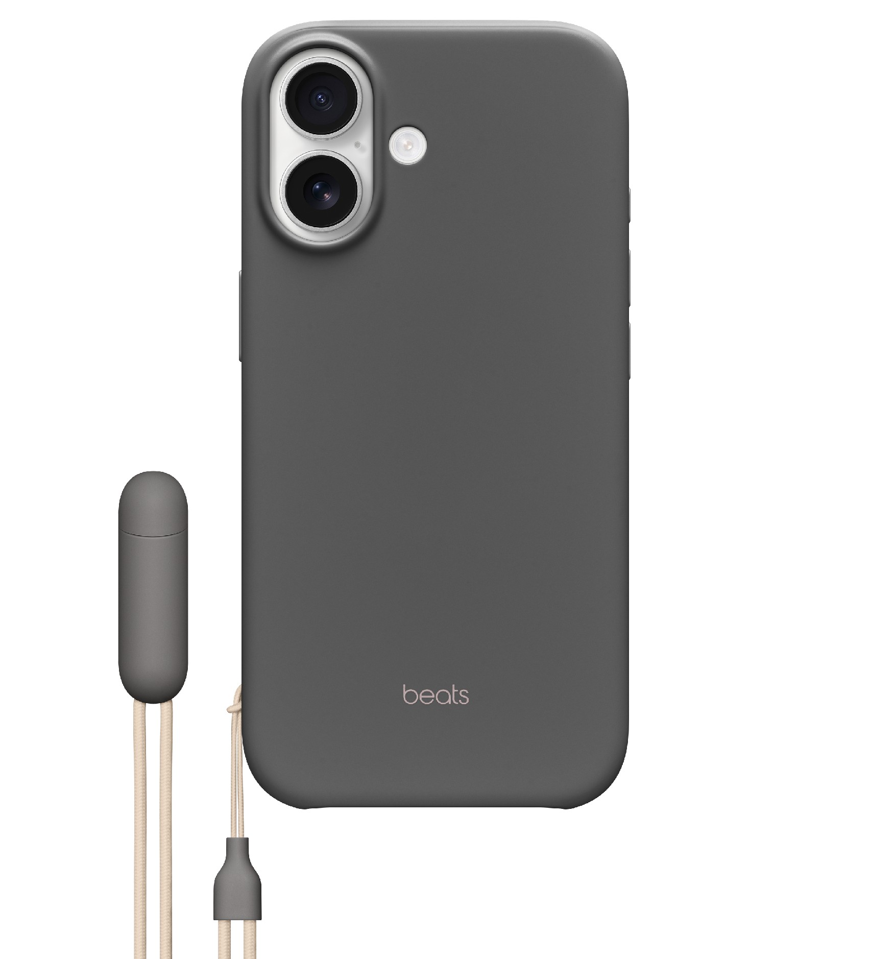 Apple Beats iPhone 17 Kickstand Case with MagSafe and Camera Control - Granite Gray