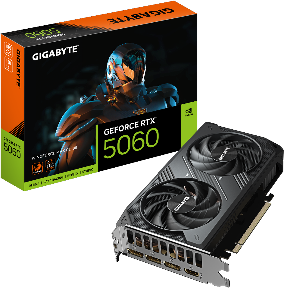 Gigabyte GeForce RTX 5060 WINDFORCE MAX OC 8GB
