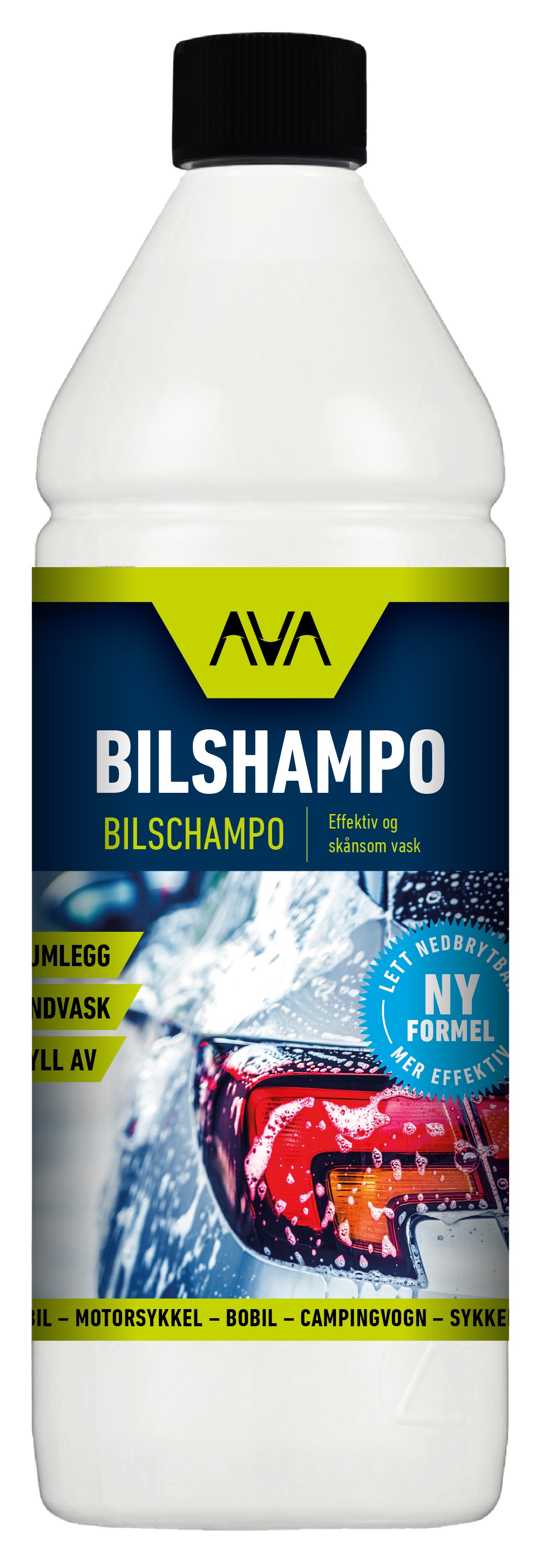 Bilschampo för effektiv och skonsam biltvätt