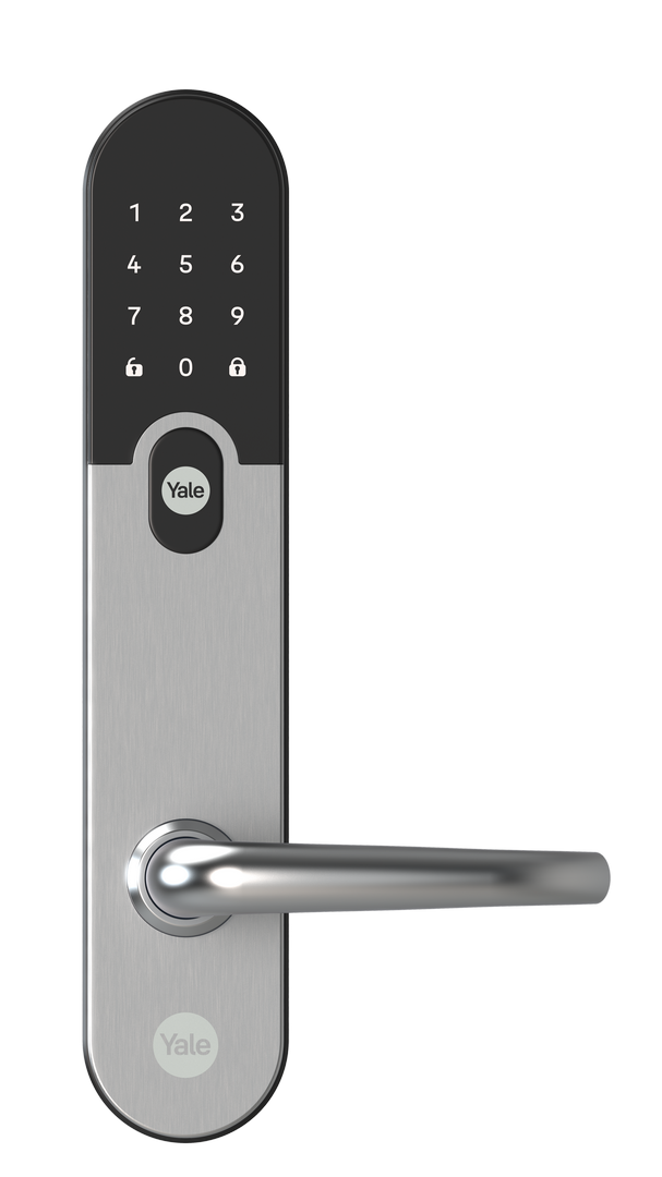 Yale Entrus brushed steel Smart Lock