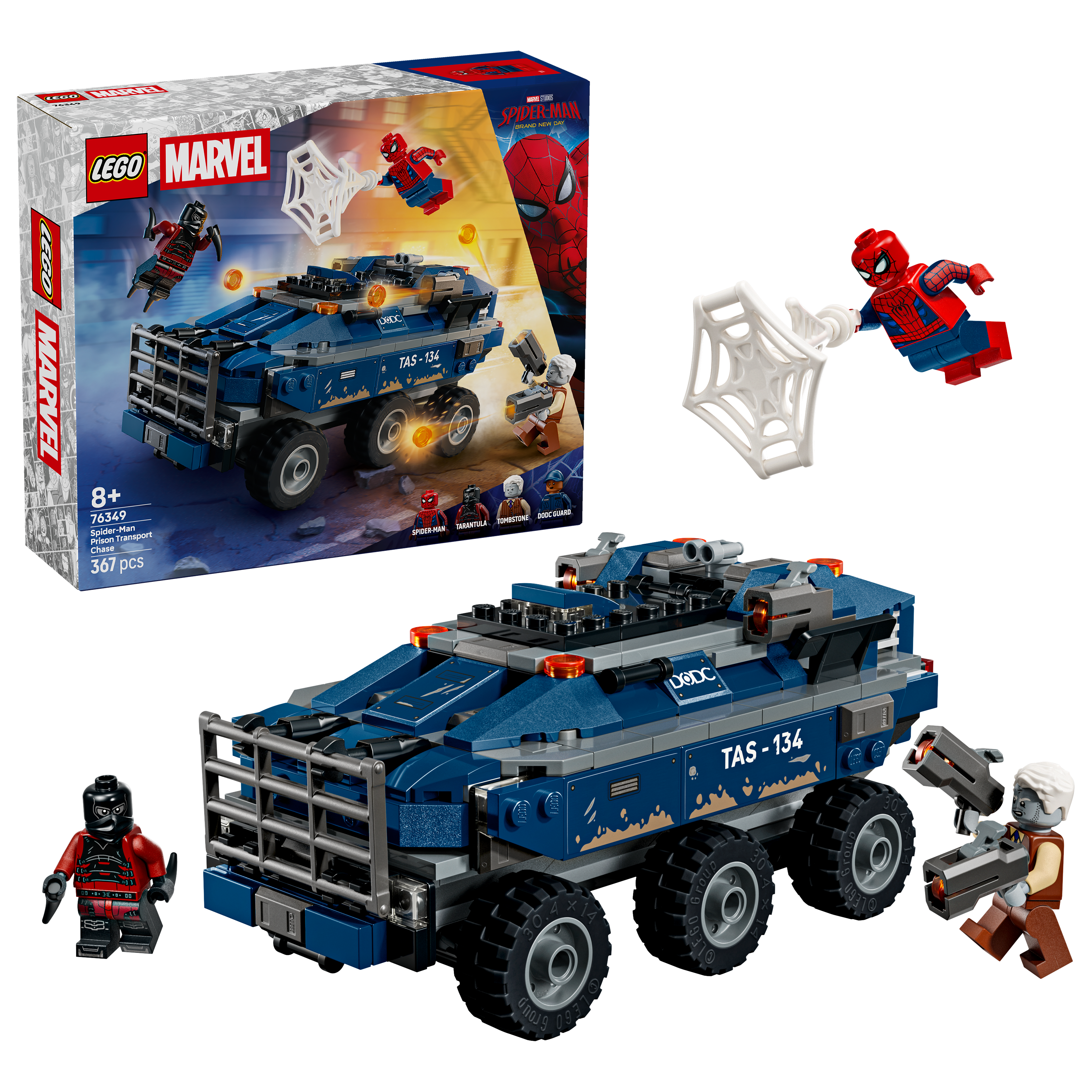LEGO Super Heroes Spider-Man og fangetransporten 76349