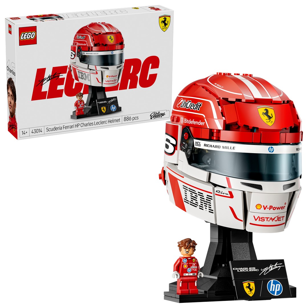 LEGO Editions Scuderia Ferrari HP Charles Leclerc hjelm 43014