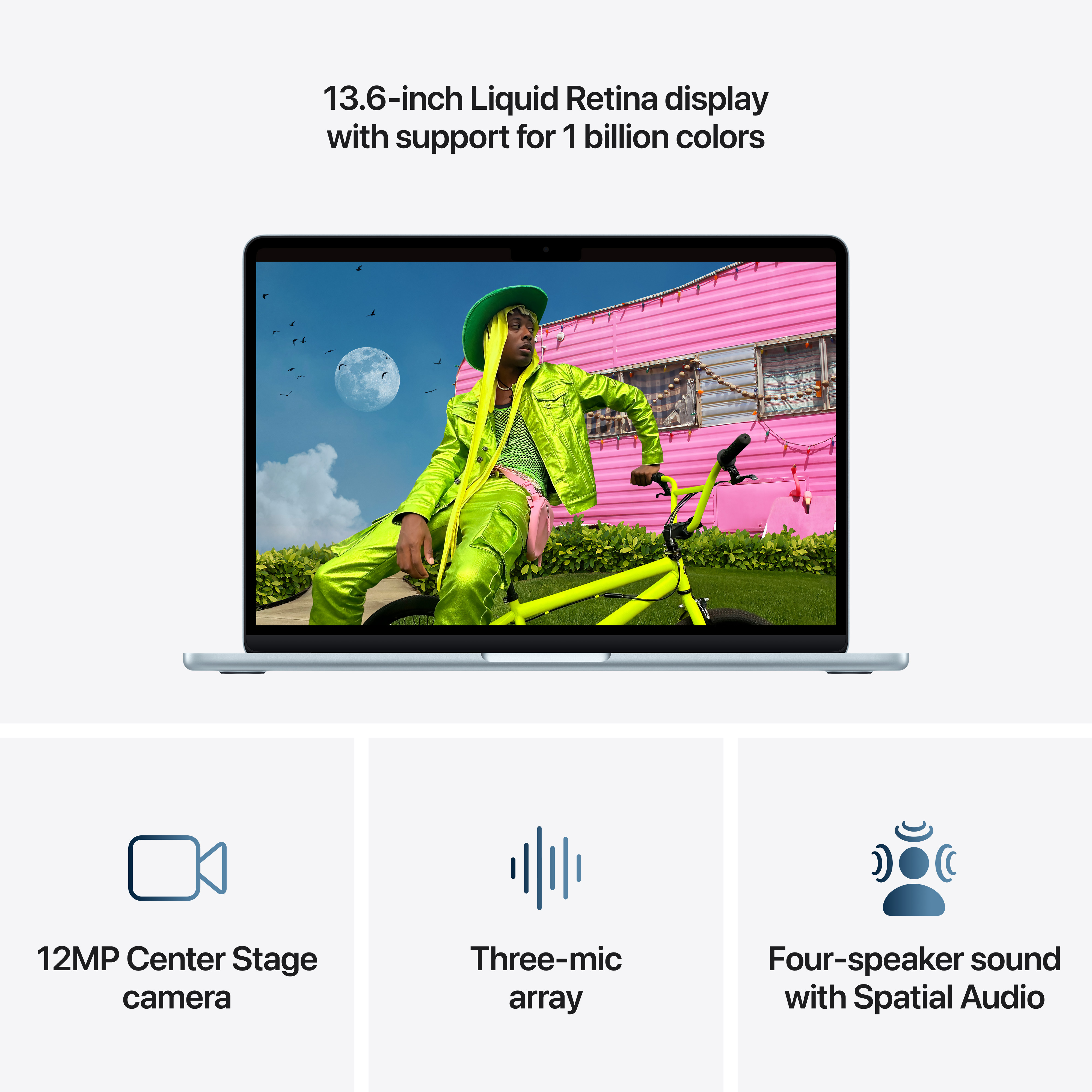 Apple 13-inch MacBook Air - M5 chip 10‑core CPU 8‑core GPU, 16GB