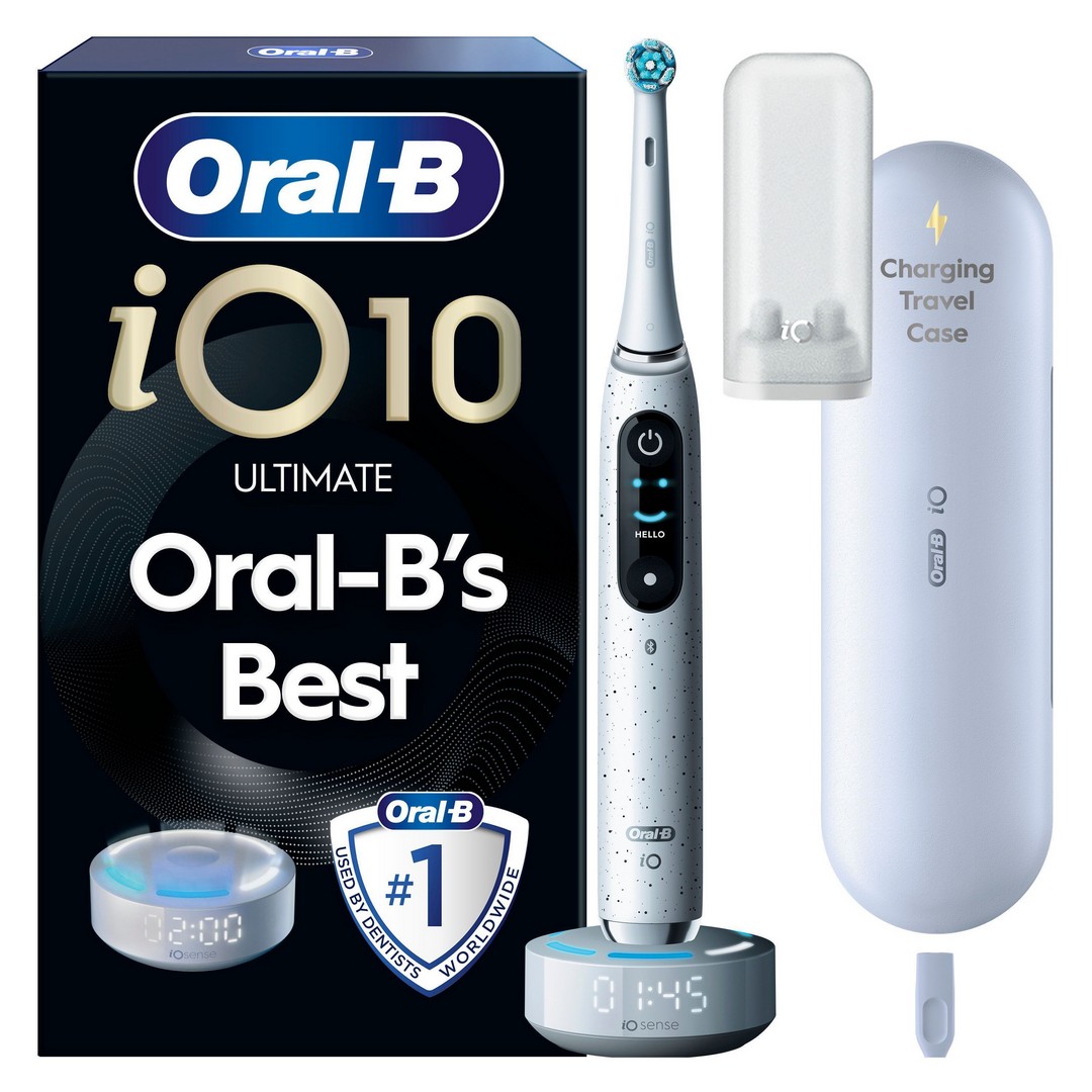 Oral-B iO10 Stardust White, Charging Travel Cas