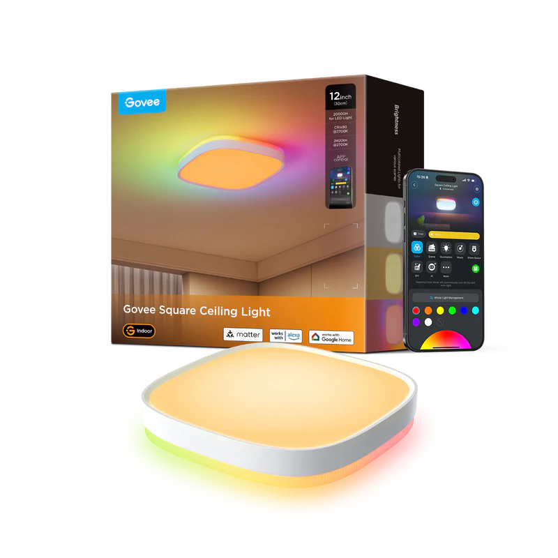 Govee Govee Square Smart Ceiling Light 12inch