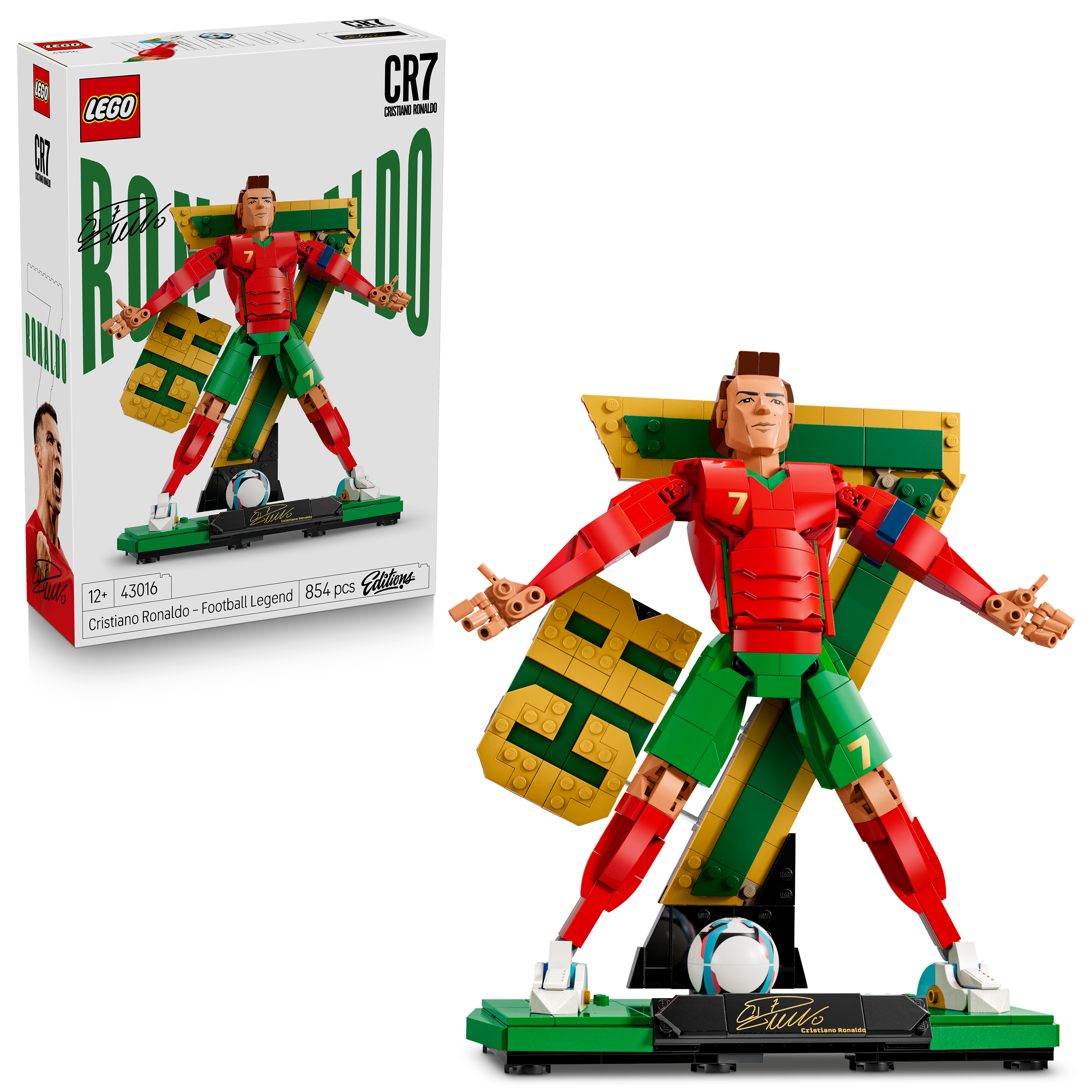 LEGO Editions Fotball-legenden Cristiano Ronaldo 43016