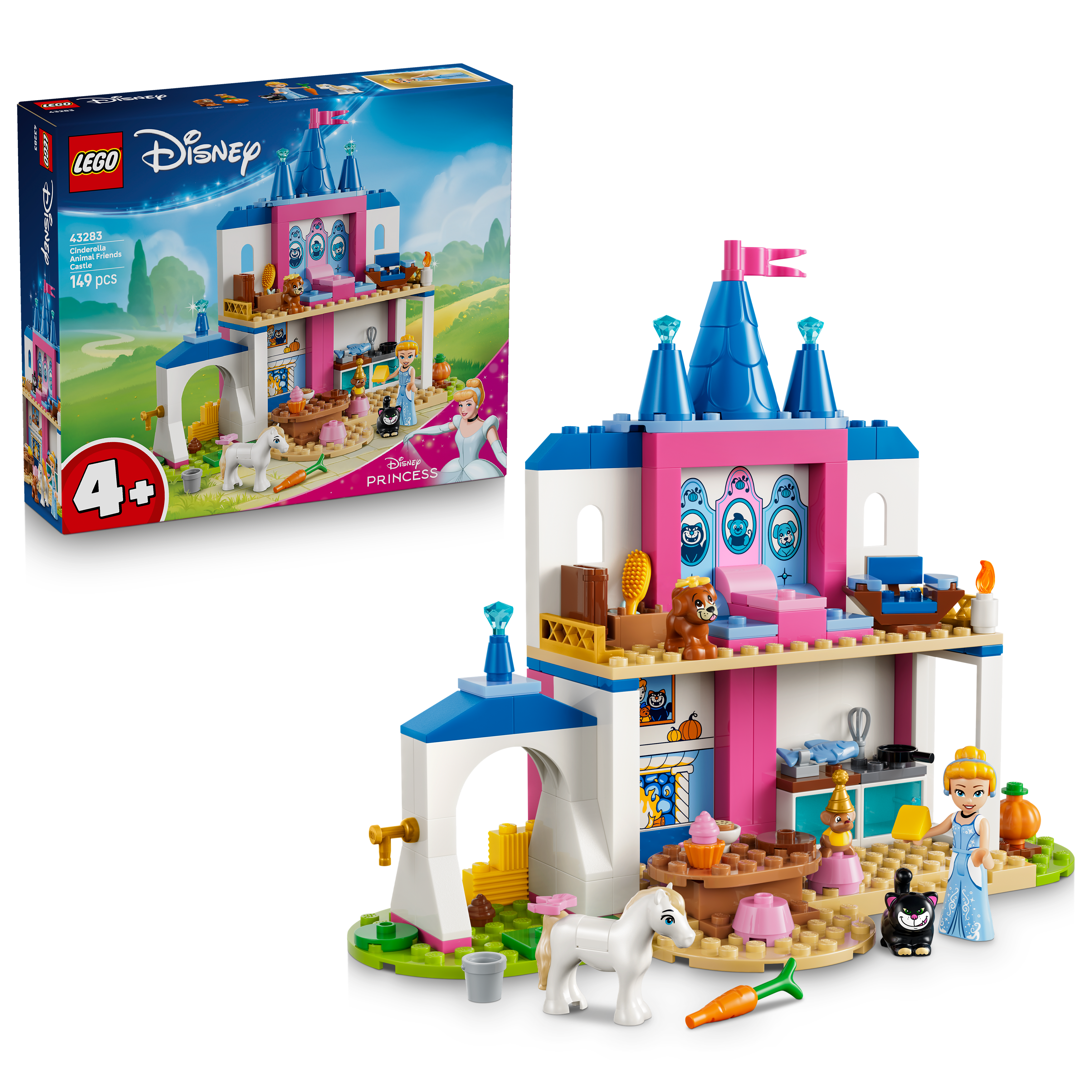 LEGO Disney Princess Slott med Askepott og dyrevennene 43283