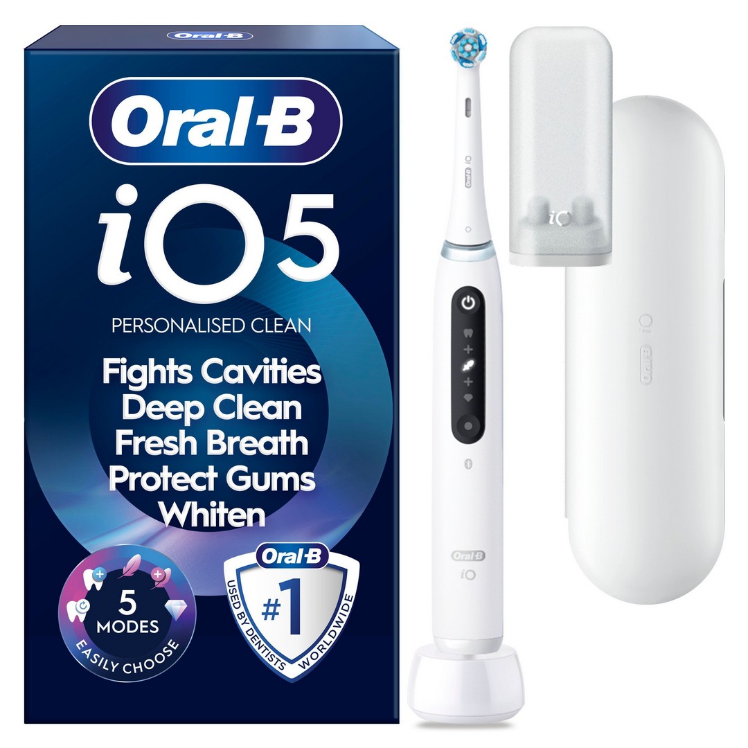 Oral-B iO5 Quite White, Travel Case, Travel Ref