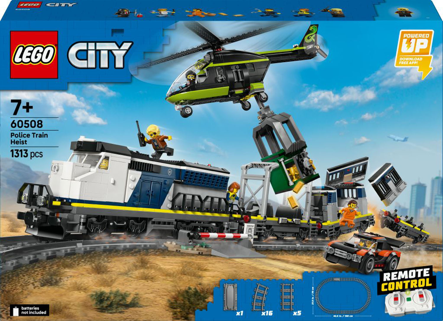 LEGO LEGO City Polis - tågrån 60508