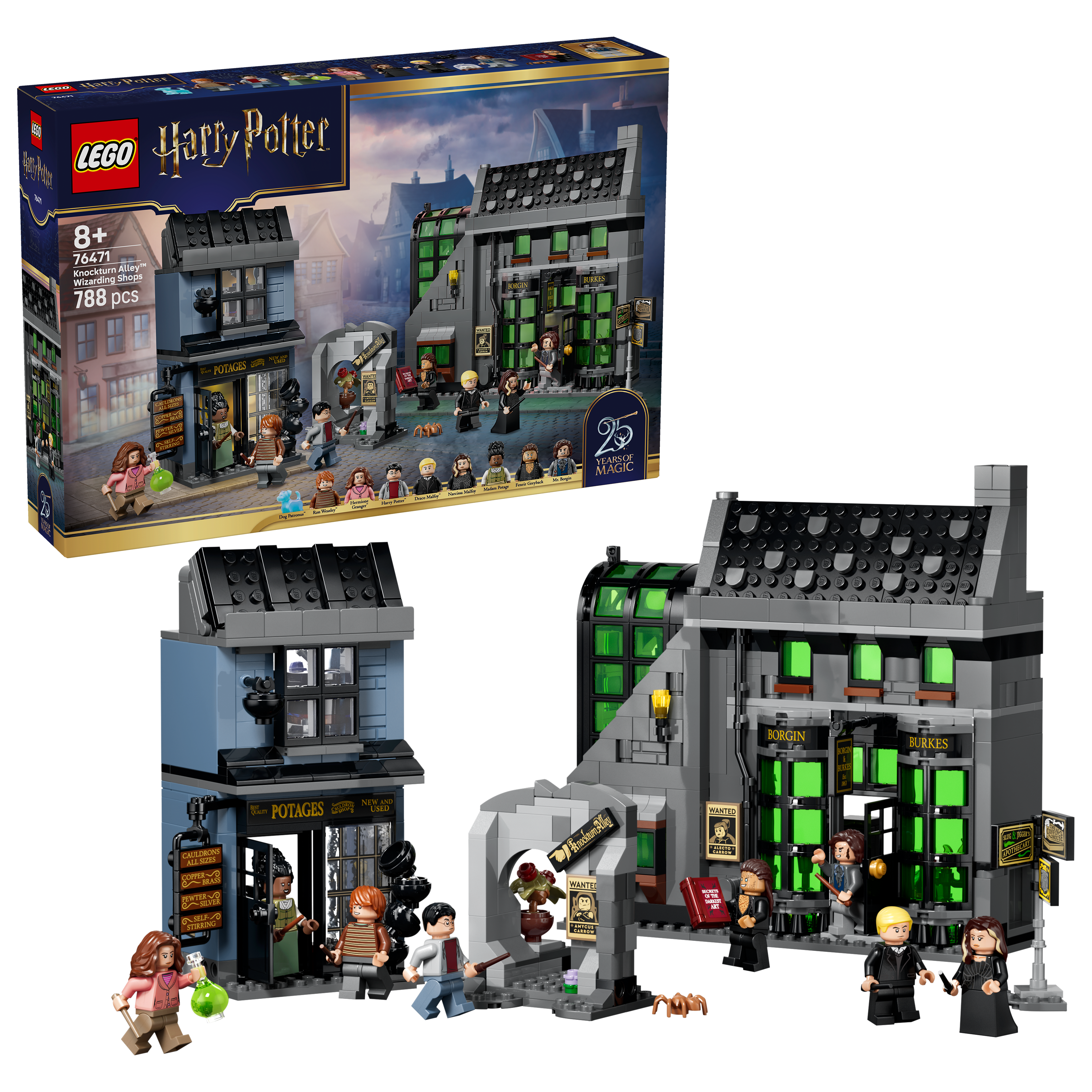 LEGO Harry Potter Magibutikker i Spindelsmuget 76471