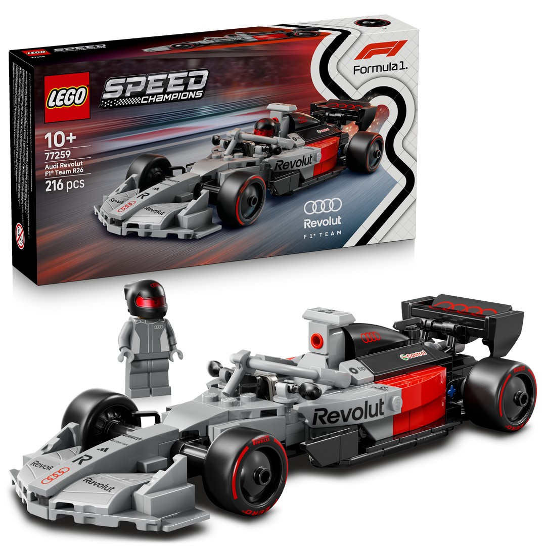 LEGO Speed Champions Audi Revolut F1 Team R26 racerbil 77259