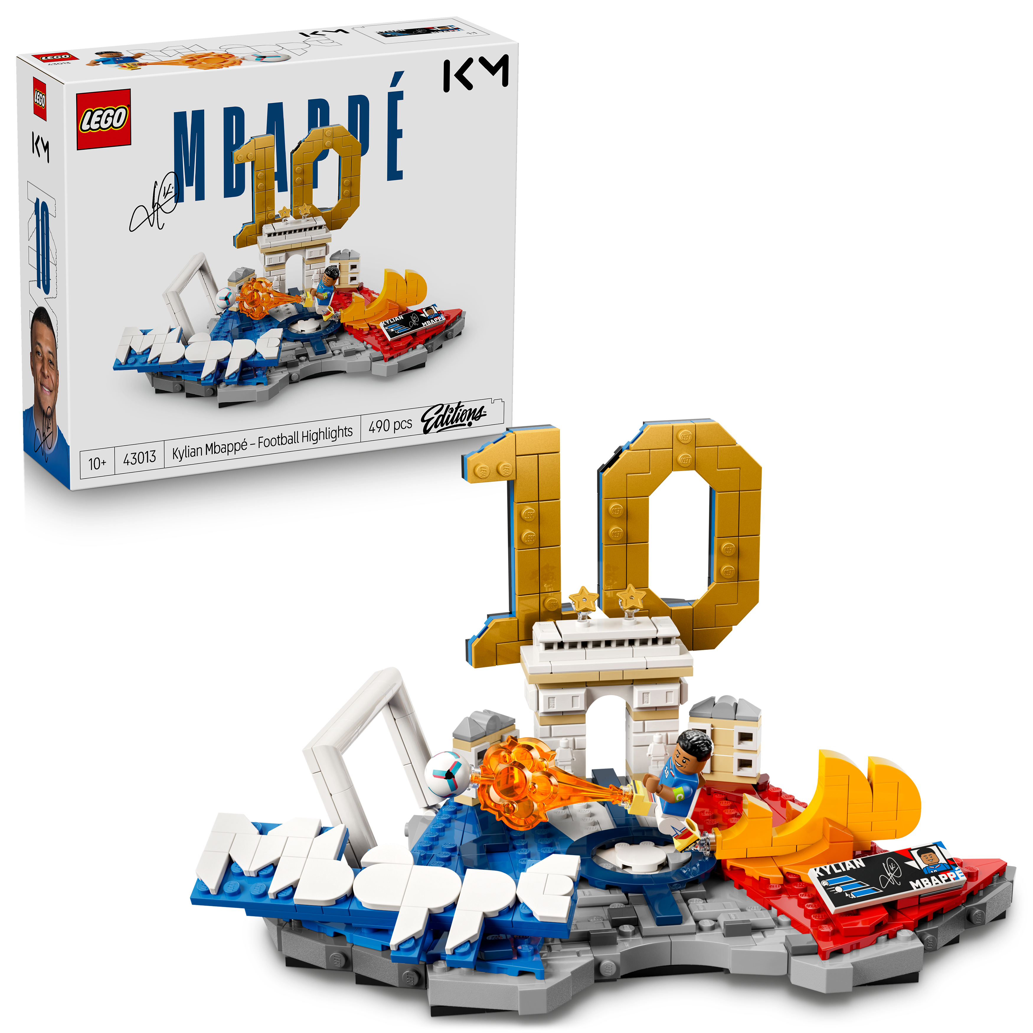 LEGO Editions Football Kylian Mbappé – fotball-høydepunkter 43013