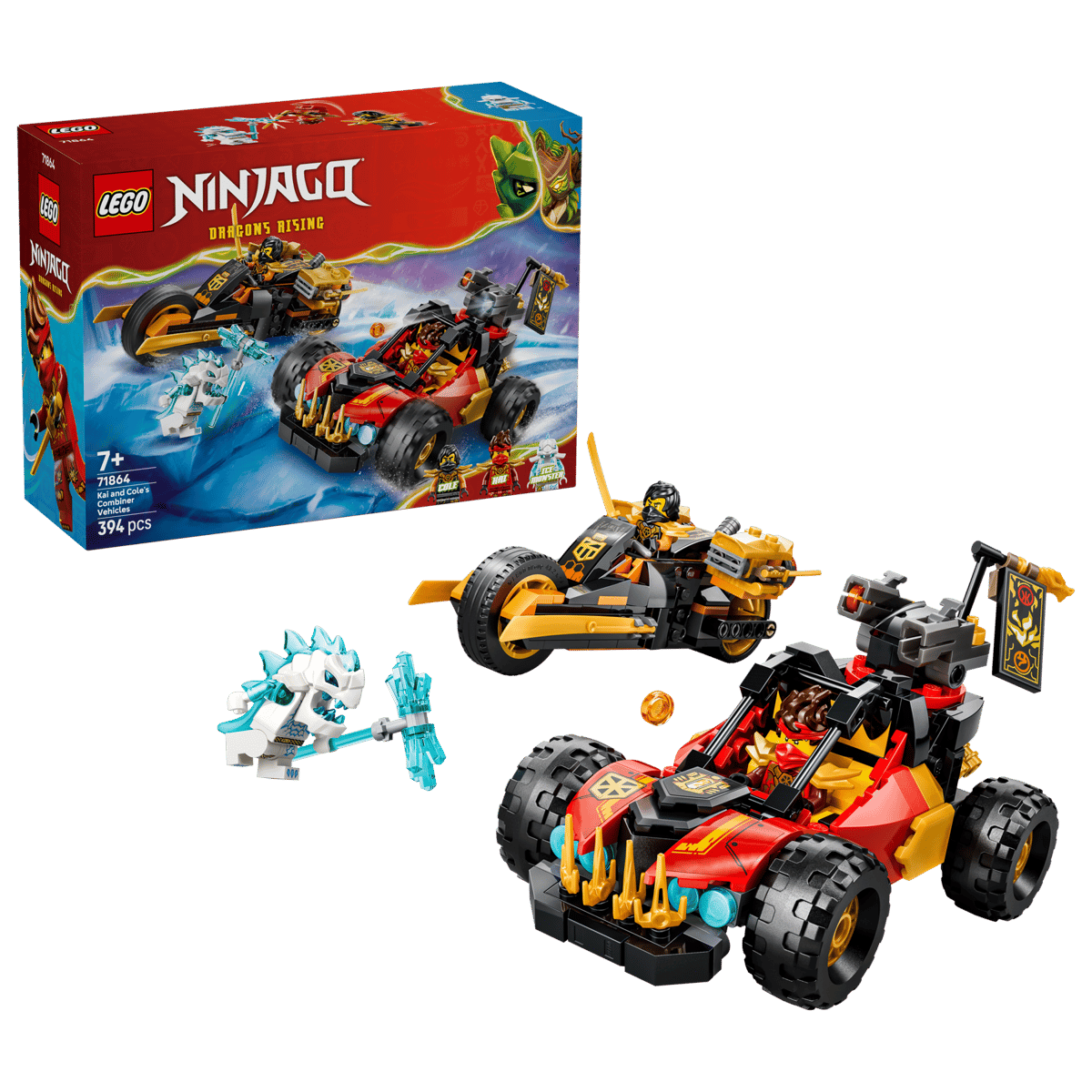 LEGO Ninjago Kais og Coles kombinasjonskjøretøy 71864